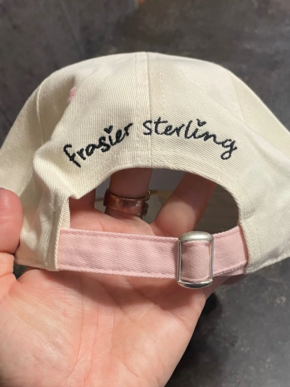 🆕🌴 Frasier Sterling Embroidered Palm Tree Adjustable Baseball Cap